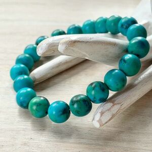 Vivid Stone Stretchy Beaded Bracelet